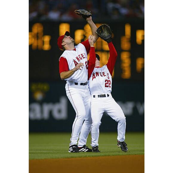 Anaheim Angels 2002 RAWLINGS Vest 3rd Authentic jersey 44 L white Alt MLB vtg - Picture 6 of 14